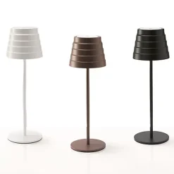 Lampe de Table Rechargeable Intérieur/Extérieur USB-C Autonomie 48h Tactile et Stable.