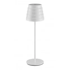 Lampe de Table Rechargeable Intérieur/Extérieur USB-C Autonomie 48h Tactile et Stable.