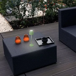 Lampe de Table Rechargeable EMMA Mini Autonomie 48h Lumière Variable Très stable Base de Recharge