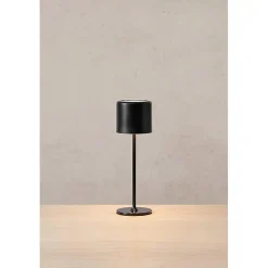 Lampe de table rechargeable 2 W, 100 lm, 3000K, IP44, noire - Markslöjd - Filo