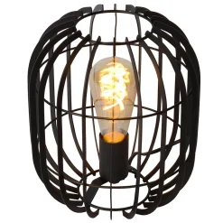 Lampe de table REDA en métal avec 1xE27 - Noir - Lucide
