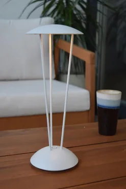 Lampe de table RENEE en aluminium avec LED intégré - Blanc - Lucide