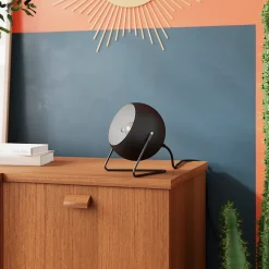 Lampe de table Roccheta E14 10W L.16.5xH.18xP.16cm noir GoodHome