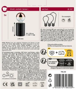 Lampe de Table Rond E27 Dimmable 20W AC220-240V 95mm