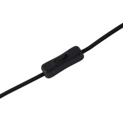 Lampe de table rétro noire avec verre vert - Bizle