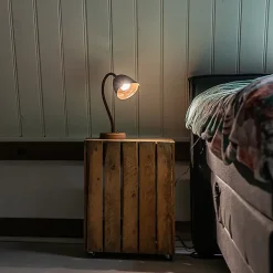 Lampe de table rustique brun rouille - Rax