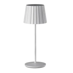 Lampe de table sans fil ABBY Blanc H30cm