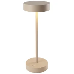 Lampe de table sans fil aluminium SANDY Sable H33 cm