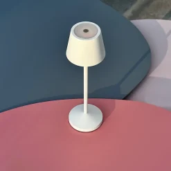 Lampe de table sans fil EMILY Blanc H25cm