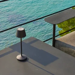 Lampe de table sans fil EMILY Gris H25cm