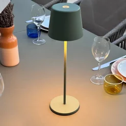 Lampe de table sans fil KELLY Vert H38cm