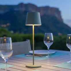 Lampe de table sans fil KELLY Vert H38cm