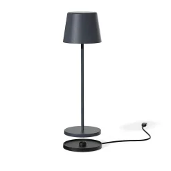 Lampe de table sans fil KELLY Gris H38cm