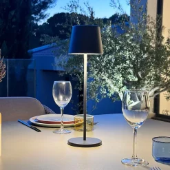 Lampe de table sans fil KELLY Gris H38cm