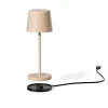 Lampe de table sans fil MINI KELLY Sable H22cm