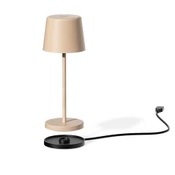 Lampe de table sans fil MINI KELLY Sable H22cm