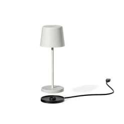 Lampe de table sans fil MINI KELLY Blanc H22cm