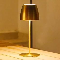 Lampe de table sans fil ORLUM Or H30cm