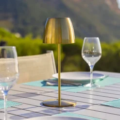 Lampe de table sans fil ORLUM Or H30cm