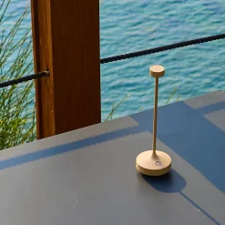 Lampe de table sans fil RUBY Sable H25cm