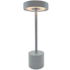 Lampe de table sans fil ROBY Gris clair H30cm