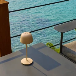 Lampe de table sans fil SOPHIA Sable H28cm
