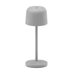 Lampe de table sans fil SOPHIA Gris clair H28cm