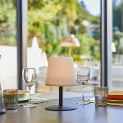 Lampe de table sans fil STANDY MINI Noir H25cm