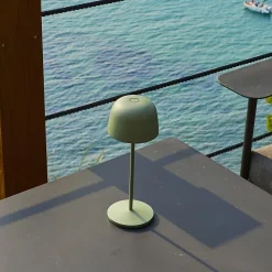 Lampe de table sans fil SOPHIA Vert H28cm