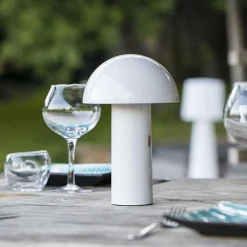 Lampe de table sans fil TOD Blanc H28cm