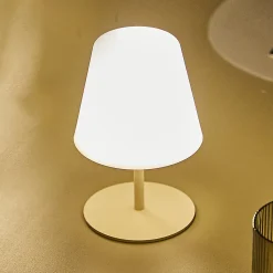 Lampe de table sans fil TWINS Sable H16cm