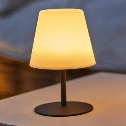 Lampe de table sans fil TWINS Gris H16cm