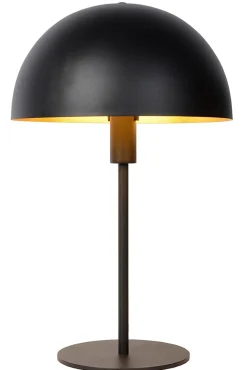 Lampe de table SIEMON en acier avec 1xE14 - Noir - Lucide