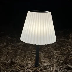 Lampe de table solaire à poser ou à piquer LADY SPIKE H62cm