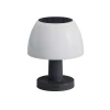 Lampe de table solaire Lumina blanc IP44 200lm 0,4W H.13,5cm Lumisky
