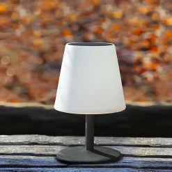 Lampe de table solaire Standy blanc IP44 9lm 0,5W H.25cm Lumisky