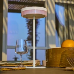 Lampe de table solaire VIVIA MINI SOLAR Blanc H27cm