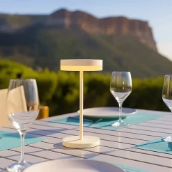 Lampe de table solaire VIVIA MINI SOLAR Blanc H27cm
