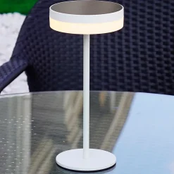 Lampe de table solaire VIVIA MINI SOLAR Blanc H27cm