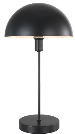 Lampe de table Songor E14 28W ⌀24xH.42cm noir GoodHome