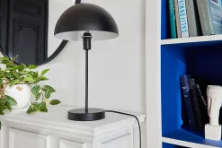 Lampe de table Songor E14 28W ⌀24xH.42cm noir GoodHome