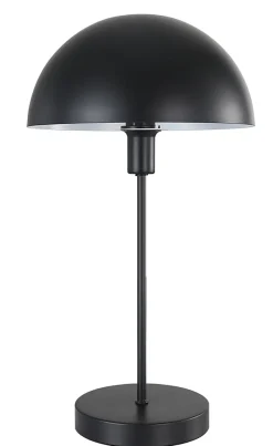 Lampe de table Songor E14 28W ⌀24xH.42cm noir GoodHome