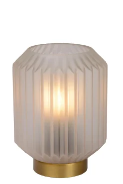 Lampe de table SUENO en verre avec 1xE14 - Blanc - Lucide