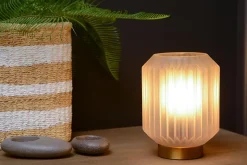 Lampe de table SUENO en verre avec 1xE14 - Blanc - Lucide