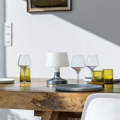 Lampe de table touch HELEN Argent H21cm