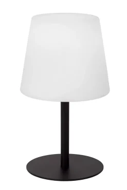 Lampe de table TYON en synthétique avec LED intégré - Noir - Lucide