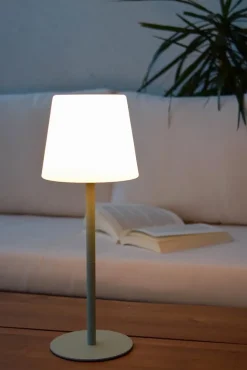 Lampe de table TYON en synthétique avec LED intégré - Vert - Lucide
