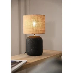 Lampe de table 40W max, E14, noir/naturel - Markslöjd - Montagna