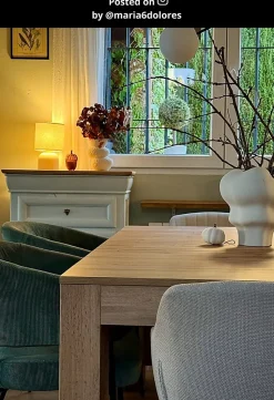 Lampe de table WOOLLY en coton avec 1xE14 - Crème - Lucide