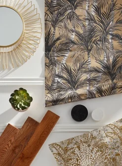 Lampe de table Yondair GoodHome E27 noir mat